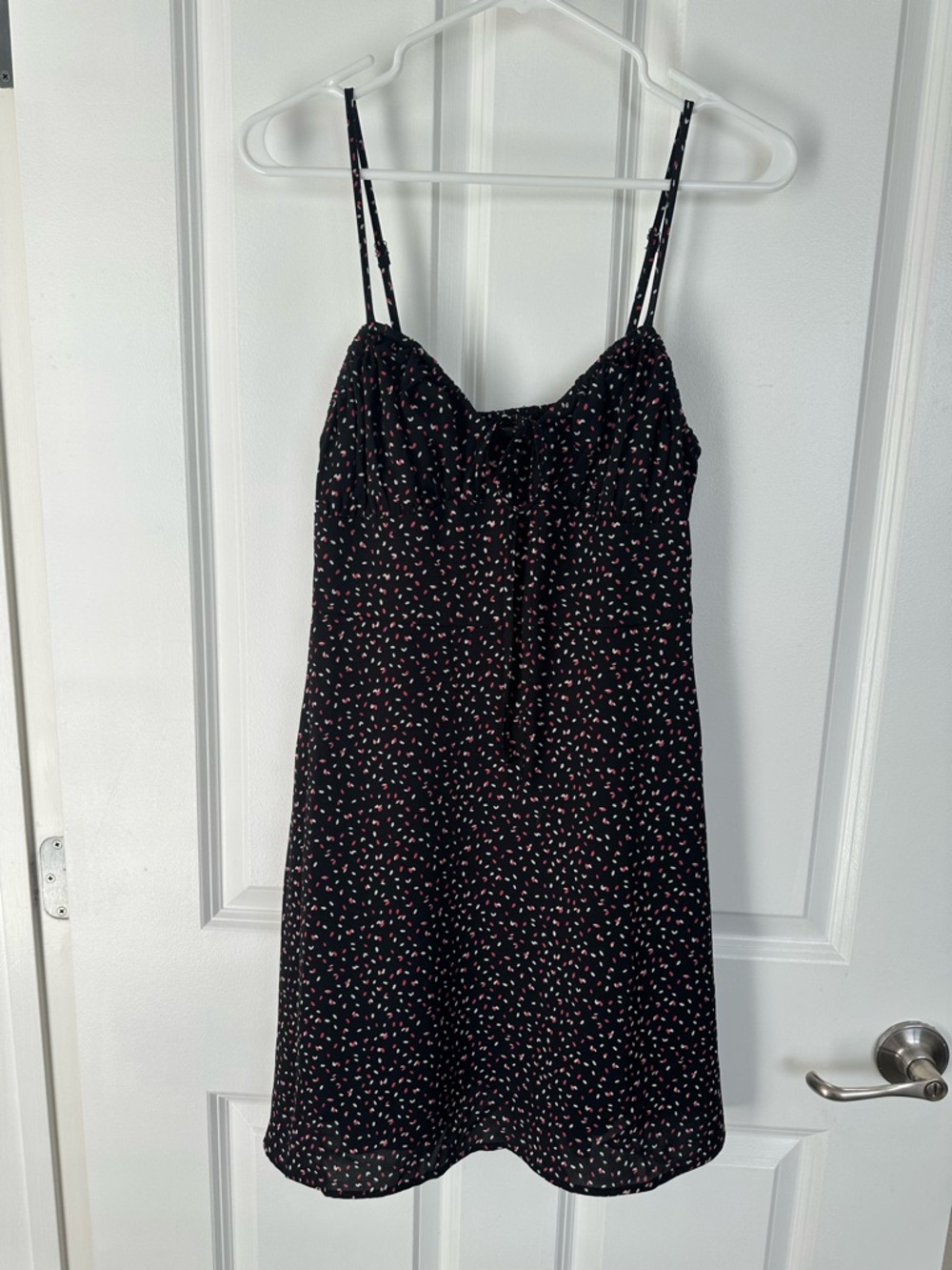 Black Mini Dress w/ Spaghetti Straps